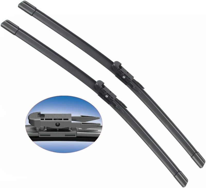 GoKoHe Windshield Wiper for 2012-2016 GMC Acadia 2012-2017 Buick Enclave,2012-2017 Chevrolet Traverse 24" + 21" Front Windscreen Wiper Blades - Image 2
